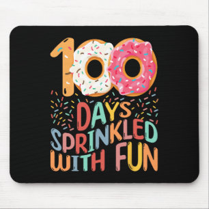 100 Days Of School Girls Kindergarten 100th Day Of Mouse Pad