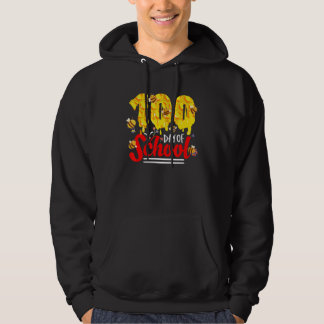 100 Days Of School Group Cute Bees Funny Teachers  Hoodie