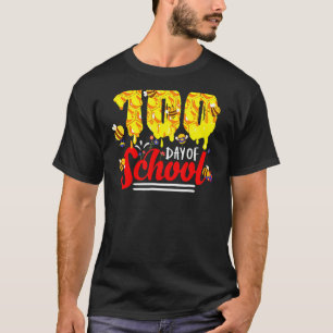 100 Days Of School Group Cute Bees Funny Teachers T-Shirt