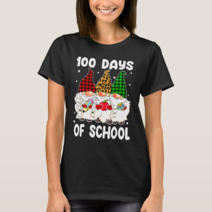 100 Days Of School Happy 100th Day Of School Gnome T-Shirt