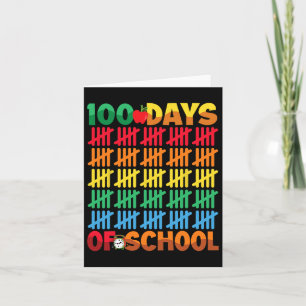 100 Days Of School Happy 100th Day Of School Teach Card