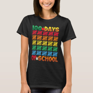 100 Days Of School Happy 100th Day Of School Teach T-Shirt