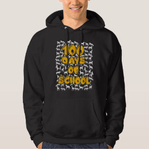 100 Days of School horse mustang mascot T-Shirt Hoodie