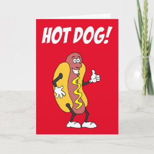 100 Days Of School Hot Dog Card