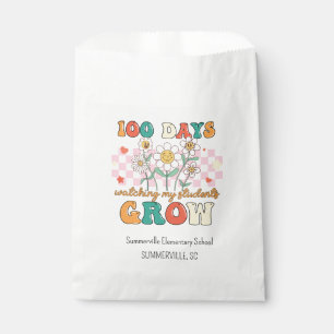 100 Days of School Hundred Days 100th Groovy Favour Bag