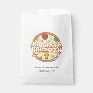 100 Days of School Hundred Days 100th Groovy Favour Bag