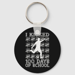 100 Days Of School I Kicked Soccer 100th Day Of Sc Key Ring