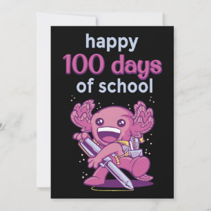 100 days of school invitation