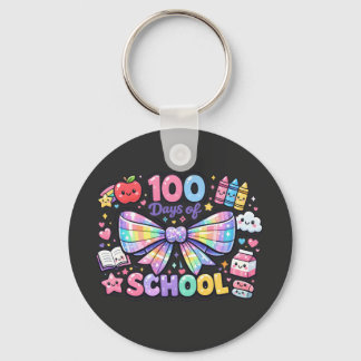 100 Days Of School Key Ring