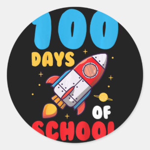 100 Days Of School Kids 100th Day Of School Classic Round Sticker