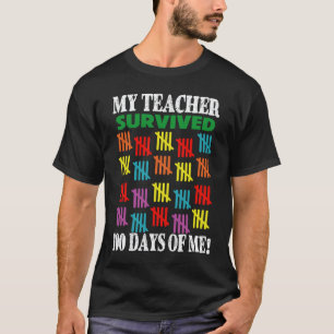 100 Days of School Kids 100th Day of School teache T-Shirt