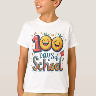 100 days Of School Kids baby t shirt 
