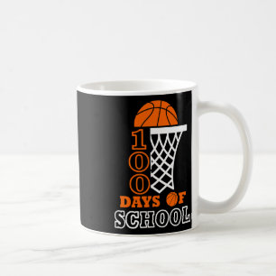 100 Days Of School Kids Bysketbyll 100th Day Of Sc Coffee Mug