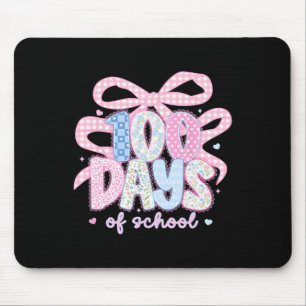 100 Days Of School Lace Coquette Bow Girl Women Te Mouse Pad