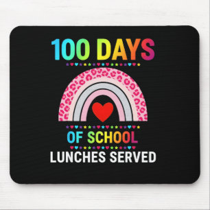 100 Days Of School Lunches Served Rainbow Lunch La Mouse Pad