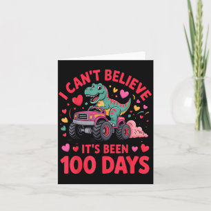 100 Days Of School Matching Valentine For Teacher  Thank You Card