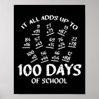 100 Days Of School Math Addition Cool Teacher Stud