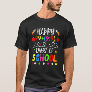 100 Days Of School Math Equation Teacher Student T-Shirt