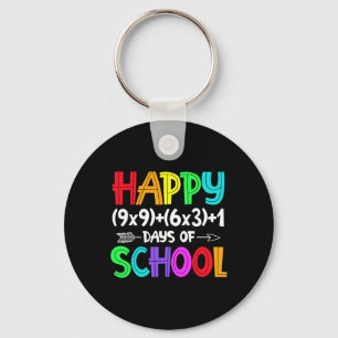 100 Days Of School Math Formula For Teacher Studen Key Ring