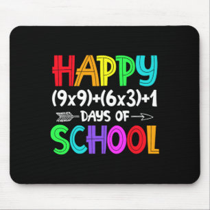 100 Days Of School Math Formula For Teacher Studen Mouse Pad