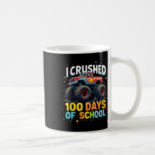 100 Days Of School Monster Truck 100th Day Of Scho Coffee Mug
