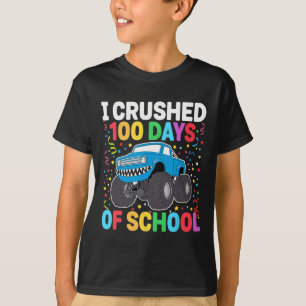 100 Days Of School Monster Truck 100th Day Of Scho T-Shirt