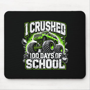 100 Days Of School Monster Truck Boys 100th Day Mouse Pad