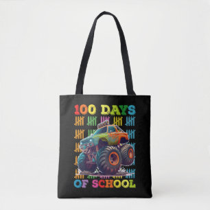 100 Days Of School Monster Truck Teacher Student Tote Bag