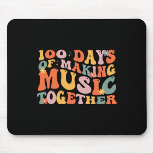 100 Days Of School Music Teacher Mouse Pad