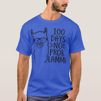 100 Days of School No Prob Lamma T-Shirt