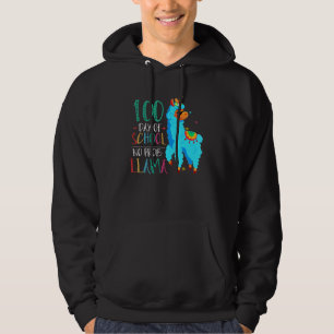 100 Days Of School No Prob Llama Llama Teacher And Hoodie