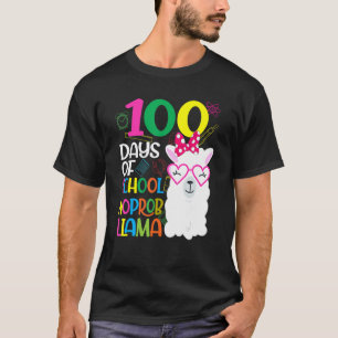 100 Days Of School No Probllama Llama 100th Day Te T-Shirt
