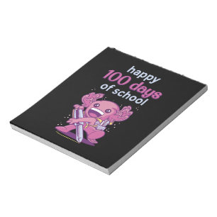 100 days of school notepad