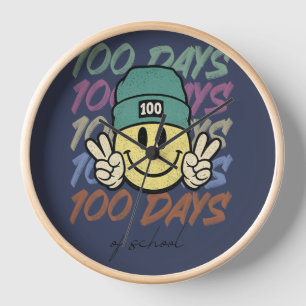 100 days of school, one hundred days of class clock