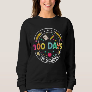 100 Days of School Pencil 100th Day of School Boys Sweatshirt