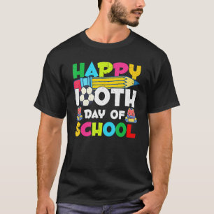100 Days Of School Pencil Backpack Ball Teacher S T-Shirt