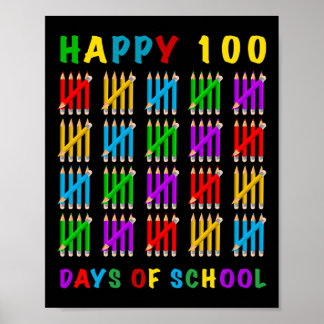 100 Days Of School Poster