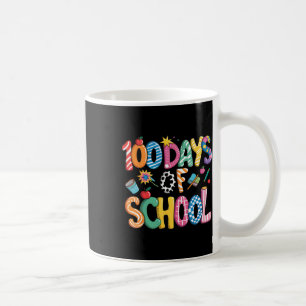 100 Days Of School Preppy Coquette Bow 100 Day Sma Coffee Mug