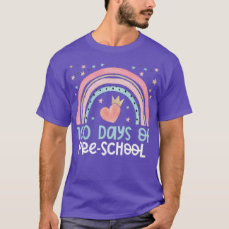 100 Days of School PreSchool Teacher T-Shirt