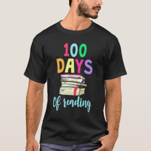 100 Days of School Reading English Teacher Books S T-Shirt