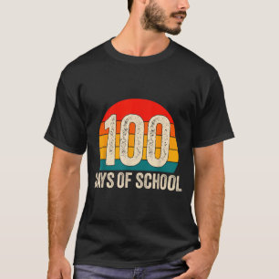 100 Days Of School Retro Teachers Boys 100th Day O T-Shirt