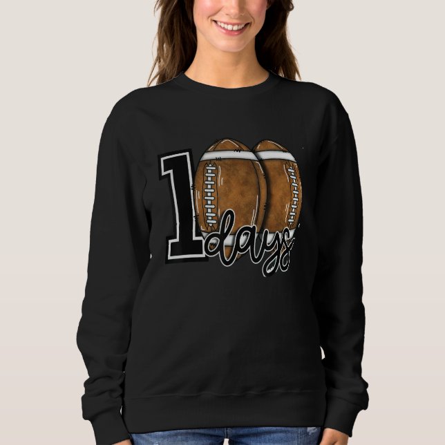 100 Days Of School Rugby Sweatshirt (Front)