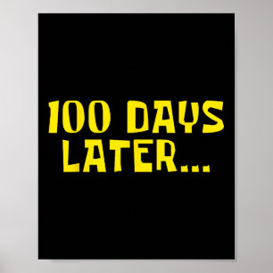 100 Days Of School Shirt 100th Day Teachers Kids Poster