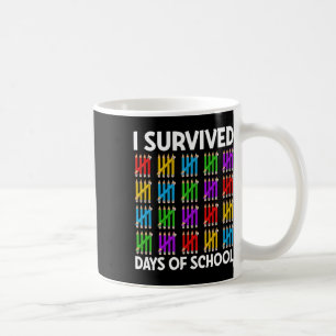 100 Days Of School Shirt Kids 100th Day School Cos Coffee Mug