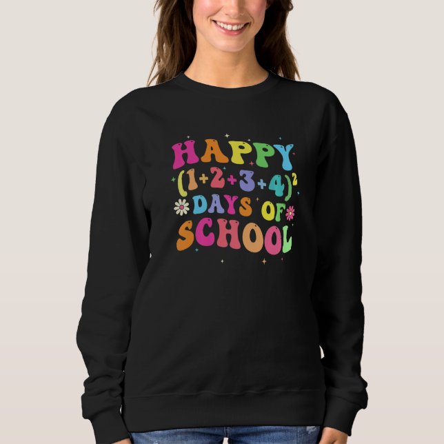 100 Days Of School Shirt Math Equation Middle Scho (Front)