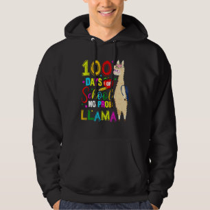 100 Days Of School Shirt No Probllama Llama 100th