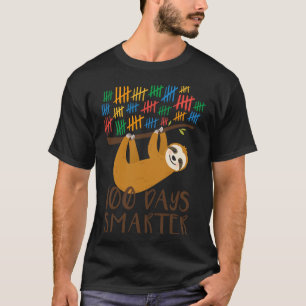 100 Days Of School Sloth  T-Shirt