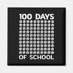 100 Days Of School Soccer 100th Day Of School Boys Magnet