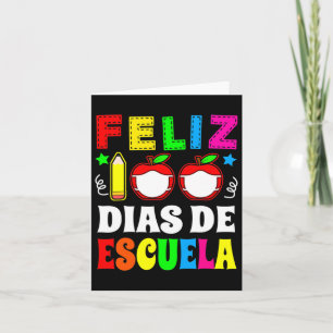 100 Days Of School Spanish Feliz 100 Dias De Escue Card