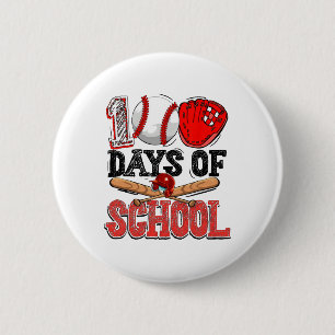 100 Days Of School Sports Game Bysebyll Player Stu 6 Cm Round Badge